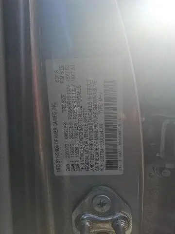 2018 ACURA RDX   