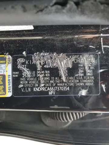 2018 KIA SPORTAGE SX  