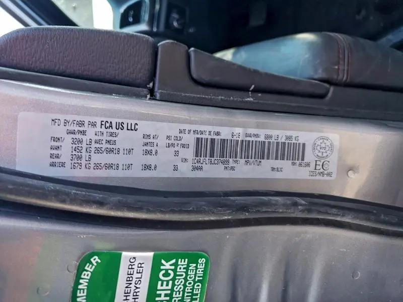 2018 JEEP GRAND CHEROKEE TRAILHAWK  