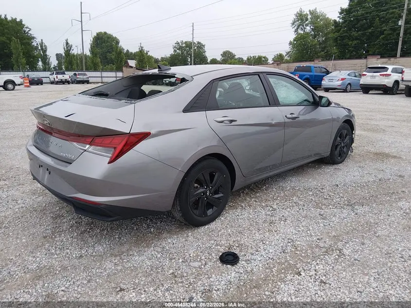 2023 HYUNDAI ELANTRA HYBRID BLUE