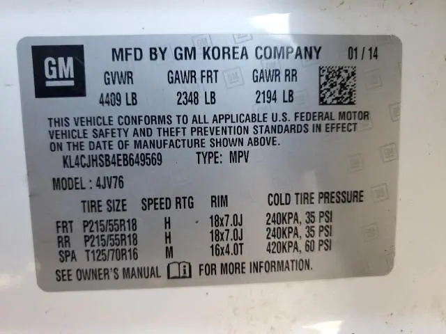 2014 BUICK ENCORE PREMIUM  