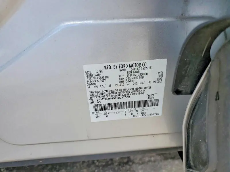 2015 FORD EDGE TITANIUM  