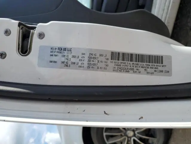 2018 DODGE GRAND CARAVAN GT  