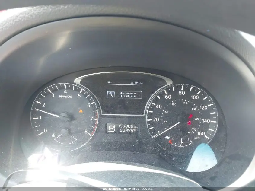 2015 NISSAN ALTIMA 2.5/2.5 S/2.5 SL/2.5 SV