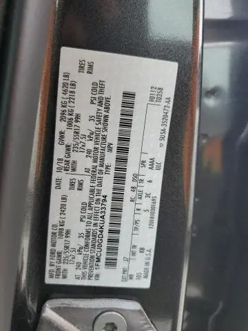 2019 FORD ESCAPE SE