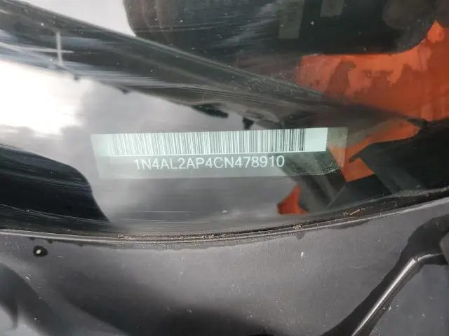 2012 NISSAN ALTIMA BASE  