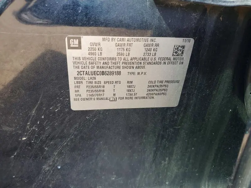 2011 GMC TERRAIN SLT  