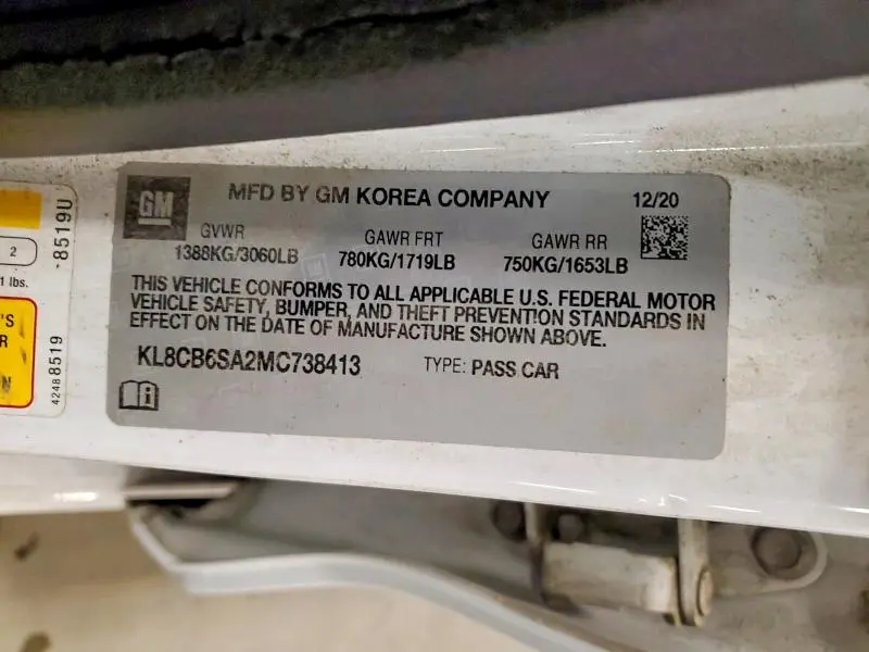 2021 CHEVROLET SPARK LS  