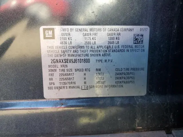 2018 CHEVROLET EQUINOX LT  