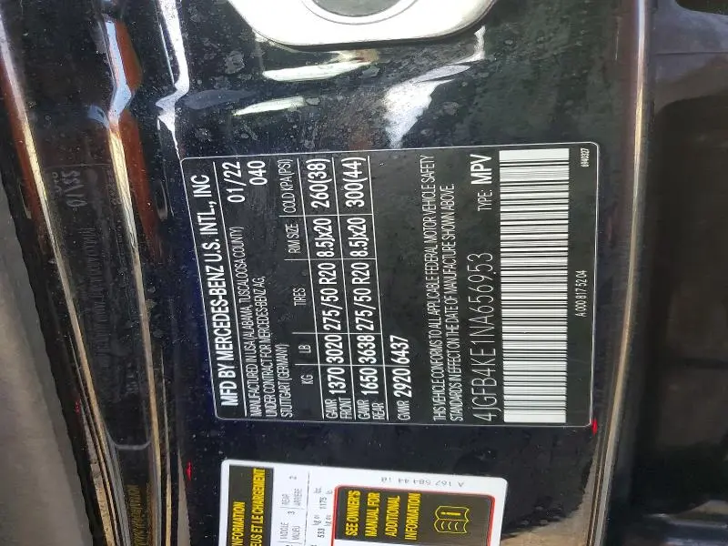 2022 MERCEDES-BENZ GLE 350 4MATIC  