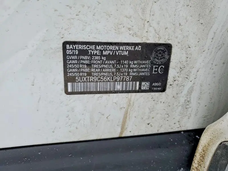 2019 BMW X3 XDRIVE30I  