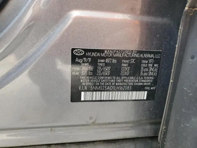 2020 HYUNDAI SANTA FE SE  