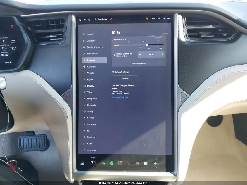 2018 TESLA MODEL S 100D/75D/P100D