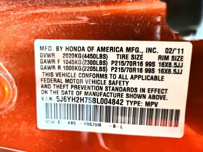 2011 HONDA ELEMENT EX  