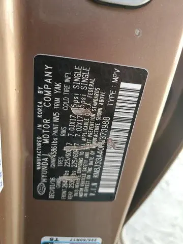 2017 HYUNDAI TUCSON LIMITED  