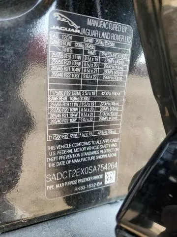 2025 JAGUAR F-PACE R-DYNAMIC S  