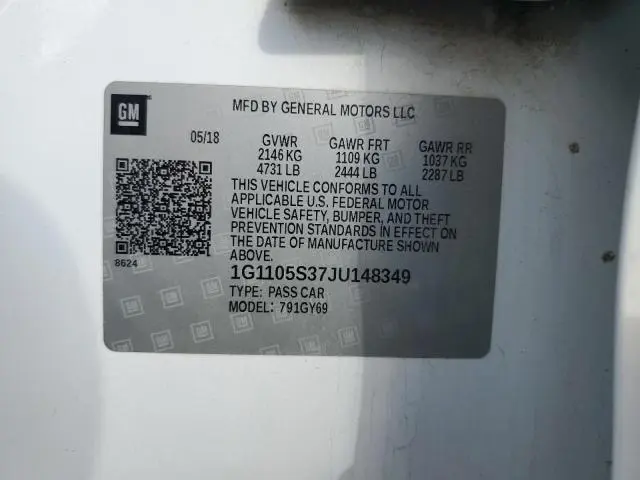 2018 CHEVROLET IMPALA LT  