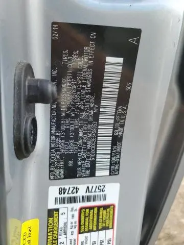 2014 TOYOTA SIENNA   