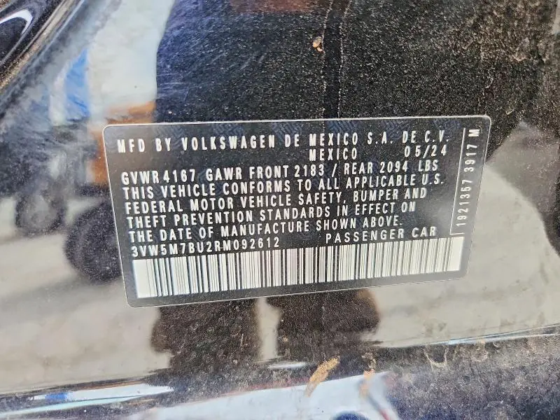 2024 VOLKSWAGEN JETTA S  