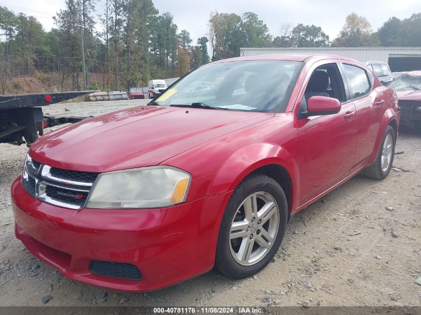 2012 DODGE AVENGER SXT