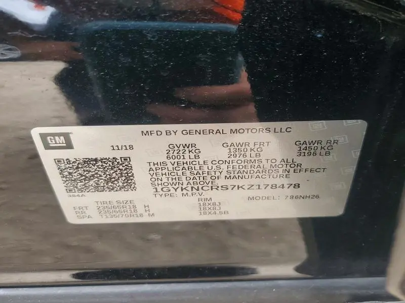 2019 CADILLAC XT5 LUXURY  