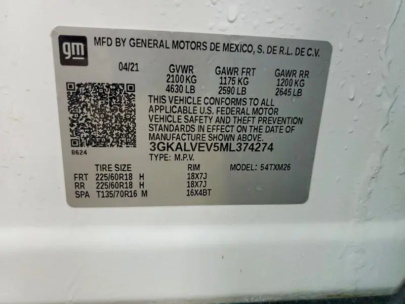 2021 GMC TERRAIN SLT  