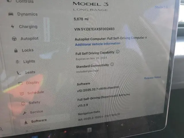 2025 TESLA MODEL 3   