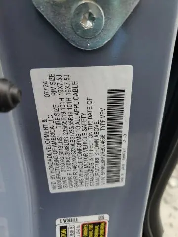2024 HONDA ODYSSEY SPORT  
