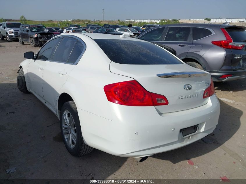 2012 INFINITI G37X  