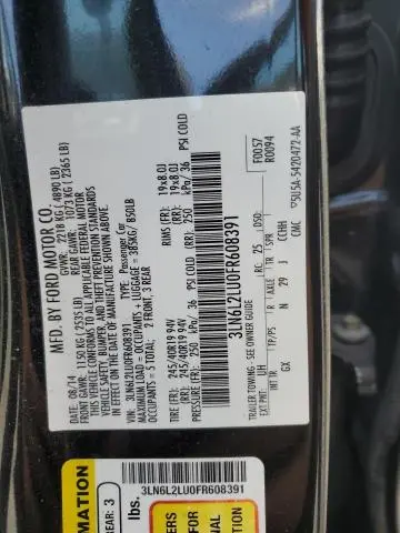 2015 LINCOLN MKZ HYBRID  