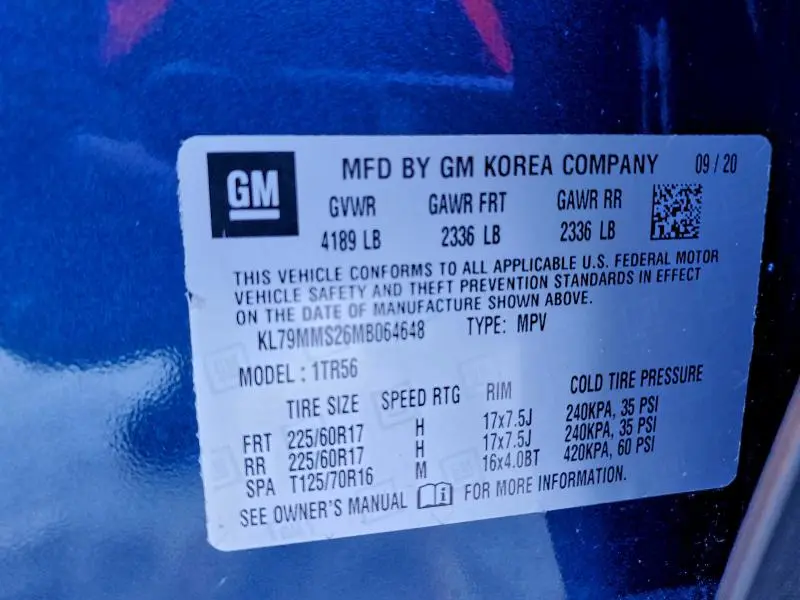 2021 CHEVROLET TRAILBLAZER LS  