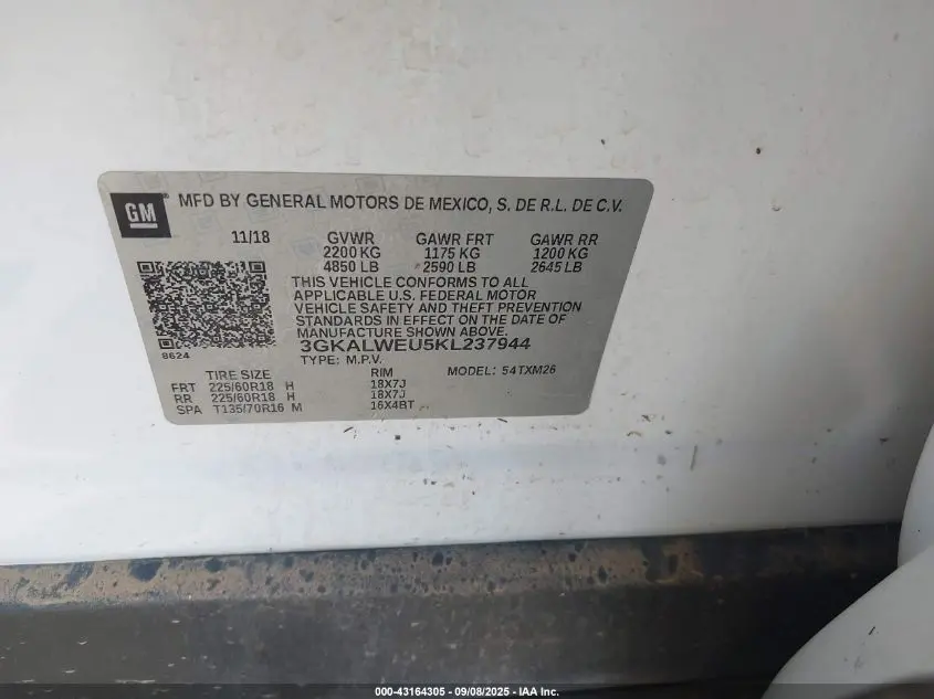 2019 GMC TERRAIN SLT DIESEL