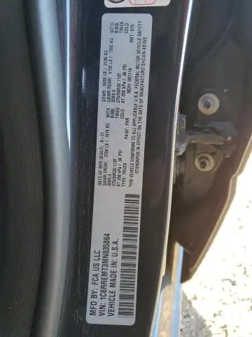 2021 RAM 1500 BIG HORN/LONE STAR  