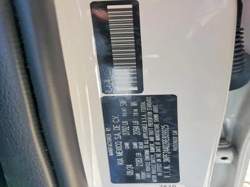 2024 KIA FORTE LXS  