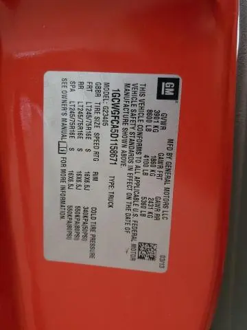 2013 CHEVROLET EXPRESS G2500   