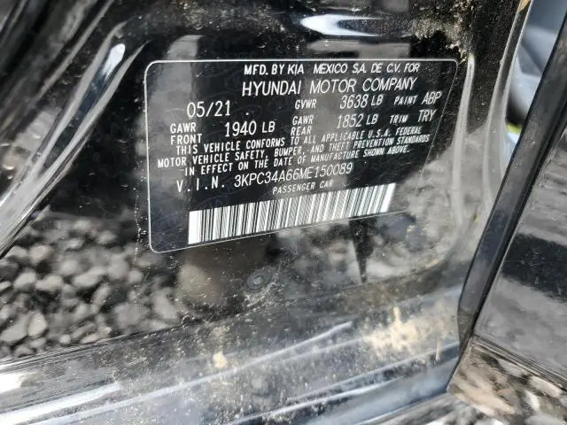 2021 HYUNDAI ACCENT LIMITED  