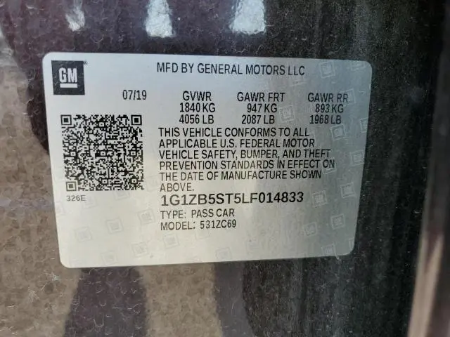 2020 CHEVROLET MALIBU LS  