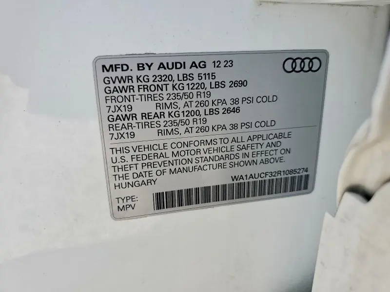 2024 AUDI Q3 PREMIUM 40  