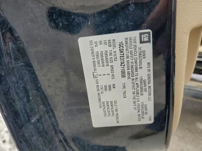 2010 CHEVROLET SILVERADO K1500 LTZ  