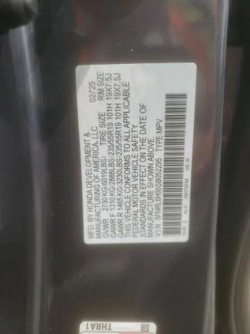 2025 HONDA ODYSSEY ELITE  