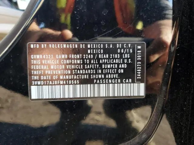 2015 VOLKSWAGEN JETTA SE  