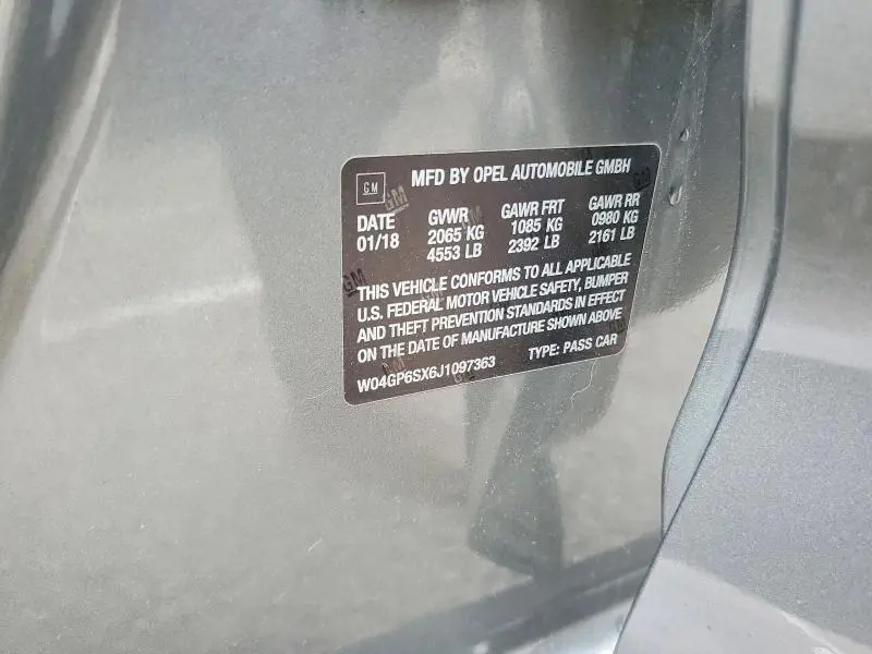 2018 BUICK REGAL ESSENCE  