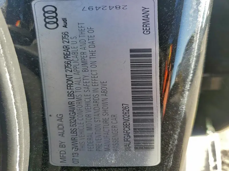 2014 AUDI A6 PREMIUM PLUS  