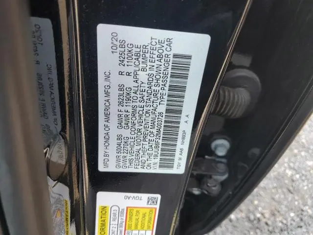 2021 ACURA TLX   