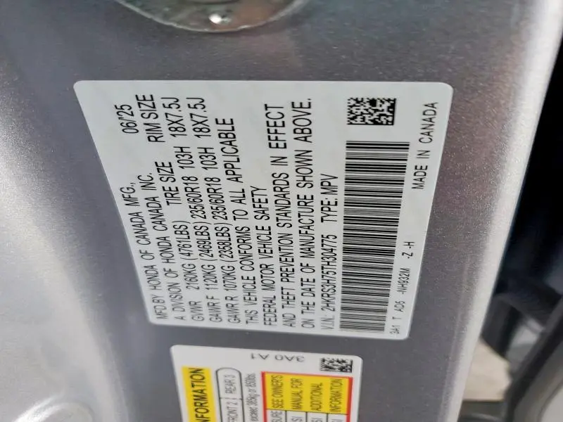 2026 HONDA CR-V EXL  
