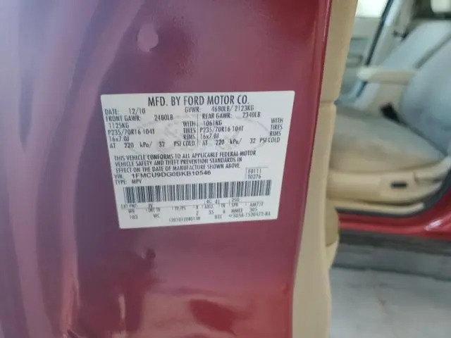 2011 FORD ESCAPE XLT