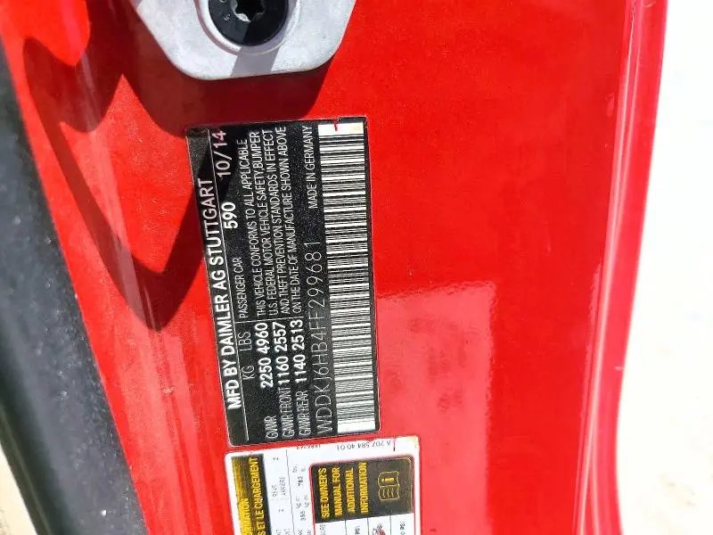 2015 MERCEDES-BENZ E 400 4MATIC  
