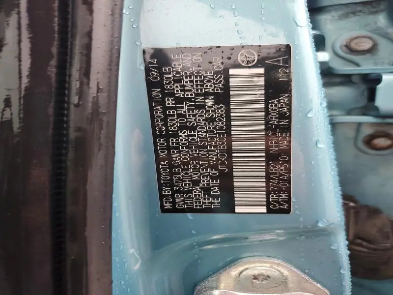 2014 TOYOTA PRIUS C FOUR  