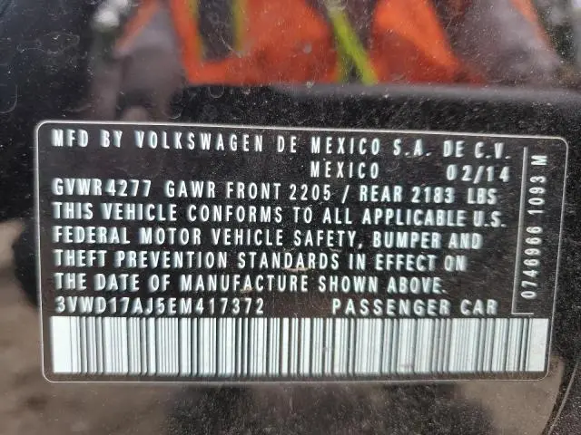 2014 VOLKSWAGEN JETTA SE  
