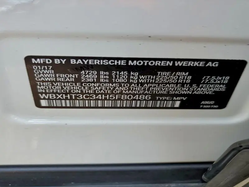 2017 BMW X1 XDRIVE28I  